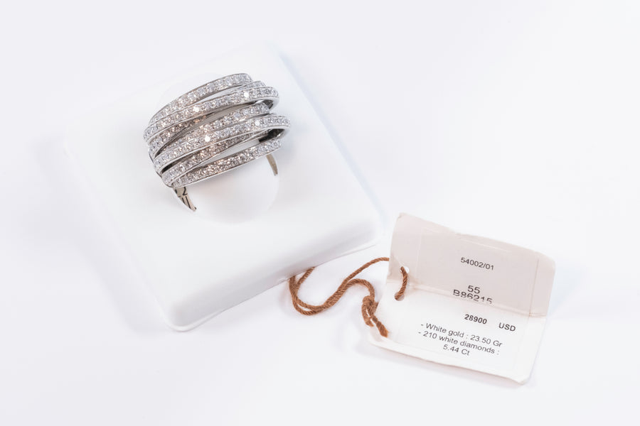 de GRISOGONO White Diamond White Gold Ring